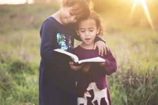Girls and book Girls and book
